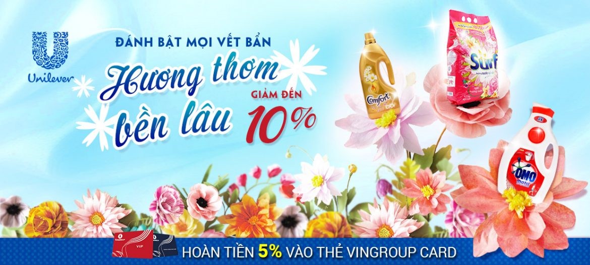 Hình: Chiến dịch quảng cáo sản phẩm của Unilever